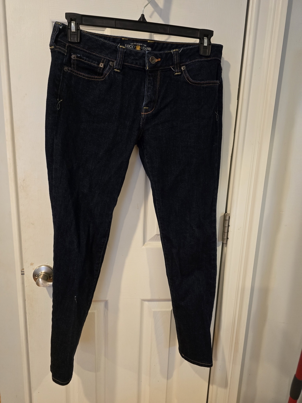 Lucky Brand Women's Dark Blue Skinny Jeans